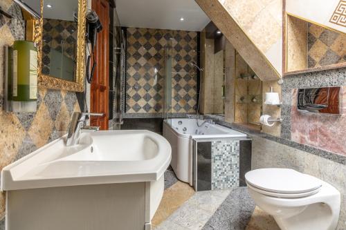 Badezimmer der Suite